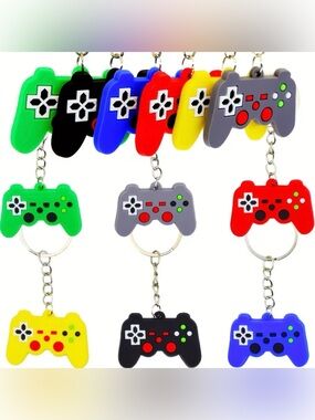 gamer key chains - multi color